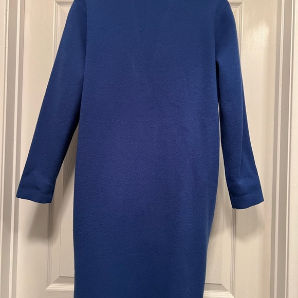 Chic Blue Button-Up Sweater Coat - Picture 6 of 8